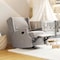 Flash Furniture Omma Swivel Glider Rocker Recliner Chair, Manual 360 Degree Swivel Wingback Recliner, Light Gray CY-RAC-537-LTGRY-GG - alternate 5